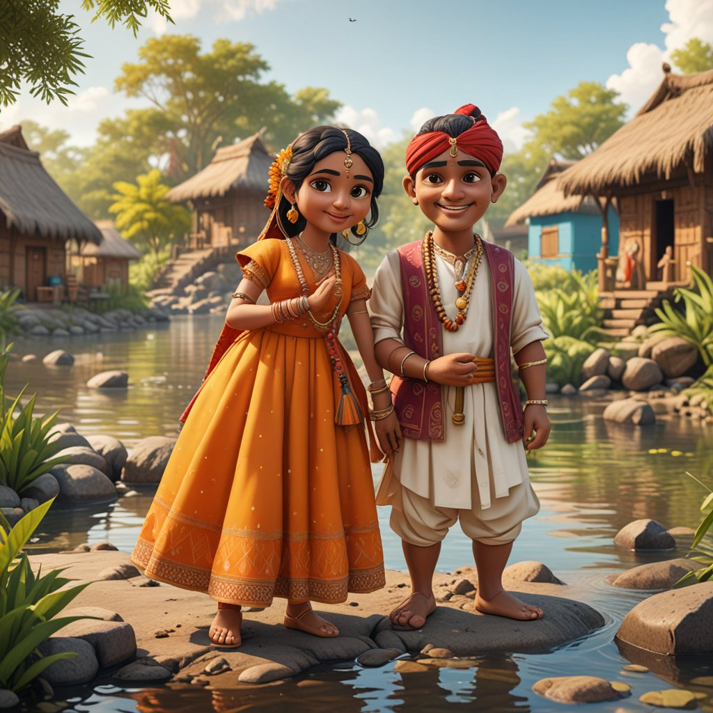 3D cartoon character art